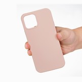 iPhone 13 Pro Max Softcase Backcover hoes Roze
