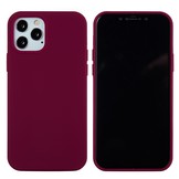 iPhone 13 Pro Max Softcase Backcover hoes Wijnrood