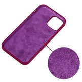 iPhone 13 Pro Max Softcase Backcover hoes Wijnrood
