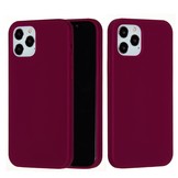 iPhone 13 Pro Max Softcase Backcover hoes Wijnrood