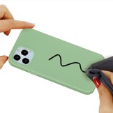 iPhone 13 Pro Softcase Backcover hoes Mintgroen