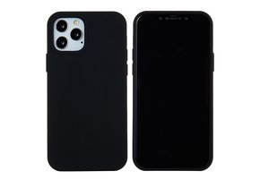 Lunso - Softcase Backcover hoes - iPhone 13 Pro - Zwart