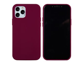 Lunso - Softcase Backcover hoes - iPhone 13 Pro - Wijnrood