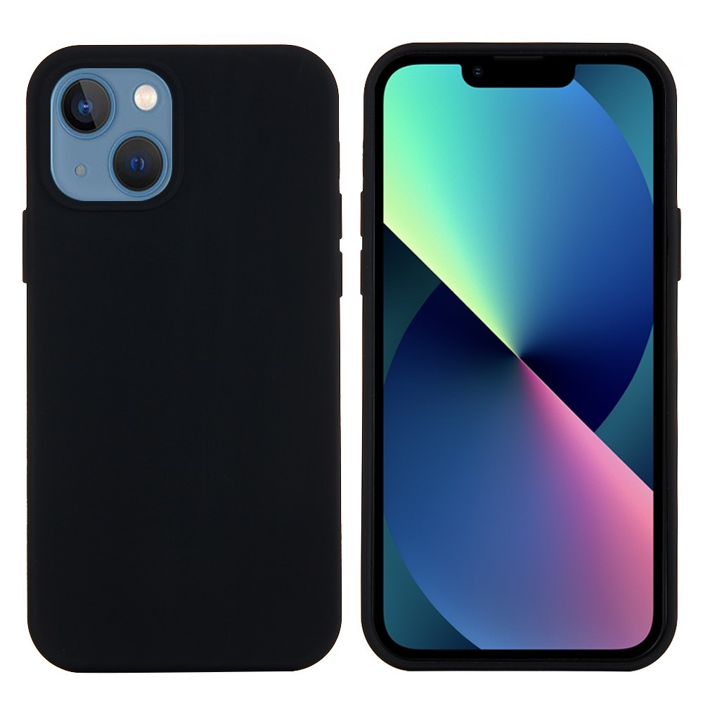 iPhone 13 Mini Softcase Backcover hoes Zwart