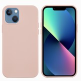 iPhone 13 Mini Softcase Backcover hoes Roze