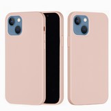 iPhone 13 Mini Softcase Backcover hoes Roze