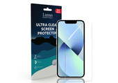 Lunso - Duo Pack (2 stuks) Beschermfolie - Full Cover Screen Protector - iPhone 13 Mini