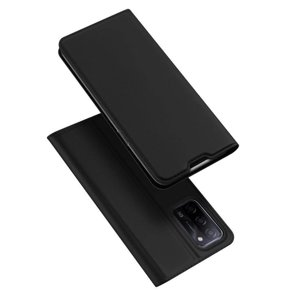 Oppo A16 Slim bookcase hoes Zwart