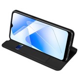 Oppo A16 Slim bookcase hoes Zwart
