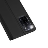 Oppo A16 Slim bookcase hoes Zwart