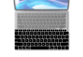 (US) QWERTY Keyboard bescherming - MacBook Air 13 inch (2020) - Zwart