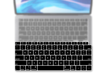 (US) QWERTY Keyboard bescherming - MacBook Air 13 inch (2020) - Zwart