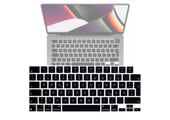 Lunso MacBook Air 13 (M2/M3) / Air 15 (M2/M3) / Pro 14 / Pro 16 (M1/M2) - Keyboard Cover (EU) QWERTY indeling - Zwart