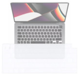(EU) MacBook Air 13 inch M2/M3 (2022-2024), MacBook Air 15 inch M2/M3 (2023-2024), MacBook Pro 14 inch en MacBook Pro 16 inch M1/M2 (2021-2023) Keyboard Cover - Transparant