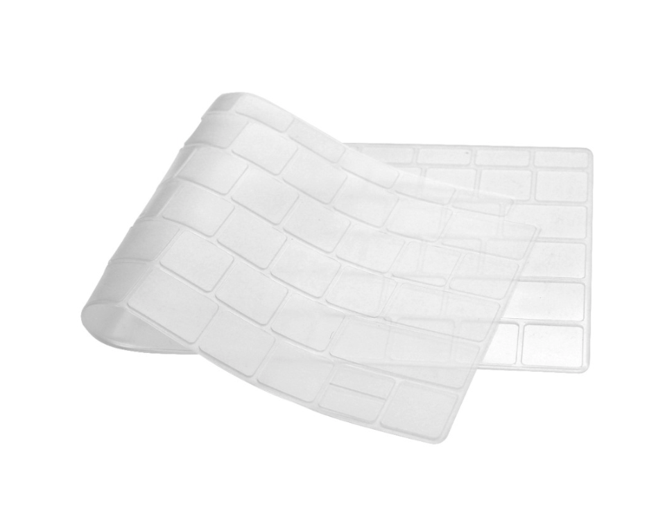 (EU) MacBook Air 13 inch (2022-2026), MacBook Air 15 inch, MacBook Pro 14 inch en MacBook Pro 16 inch (2021-2026) Keyboard Cover - Transparant