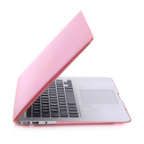 Glanzende hardcase hoes Lichtroze voor de MacBook 12 inch