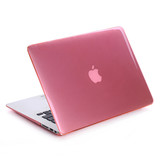 Glanzende hardcase hoes Lichtroze voor de MacBook 12 inch
