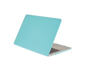 Lunso MacBook 12 inch cover hoes - case - Mat Cyaan