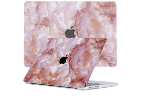 Lunso MacBook Pro 16 inch (2021-2026) cover hoes - case - Marble Finley