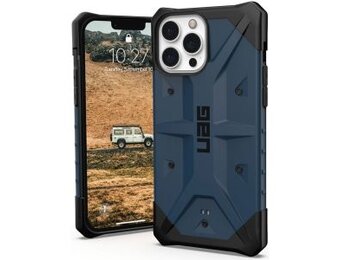 UAG - Pathfinder backcover hoes - iPhone 13 Pro Max - Blauw + Lunso Tempered Glass