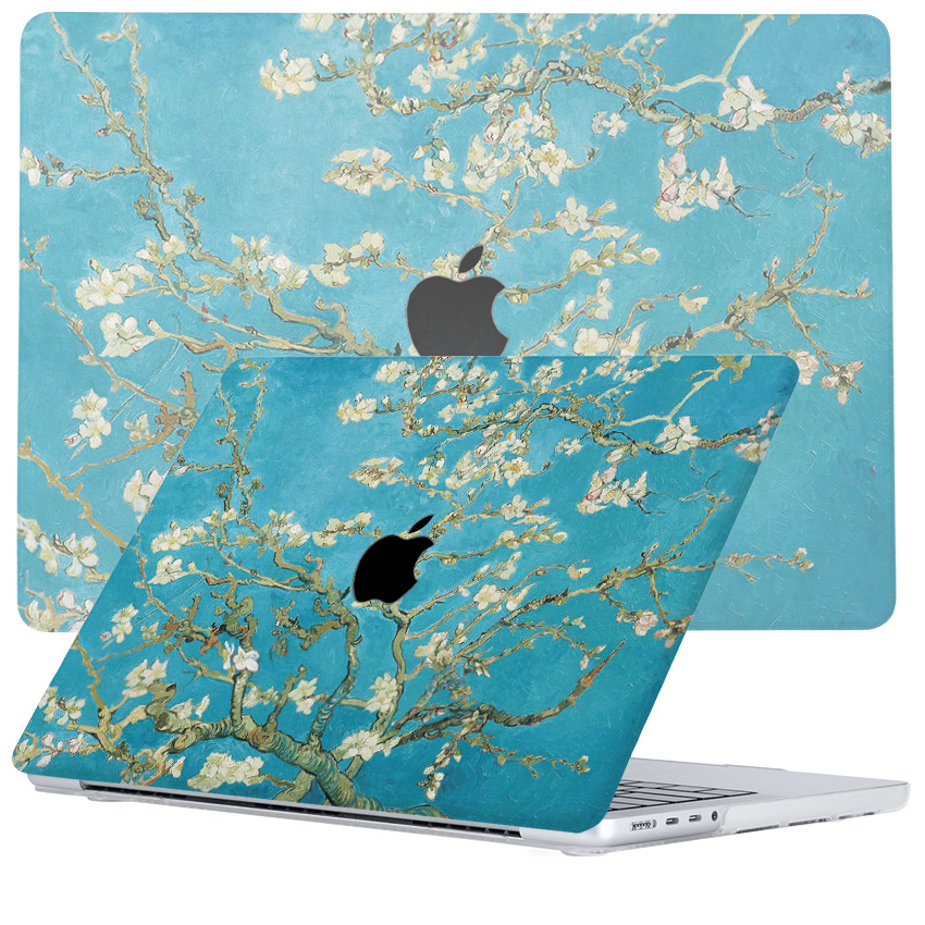 MacBook Pro 16 inch (2021-2026) cover hoes Van Gogh Amandelbloesem