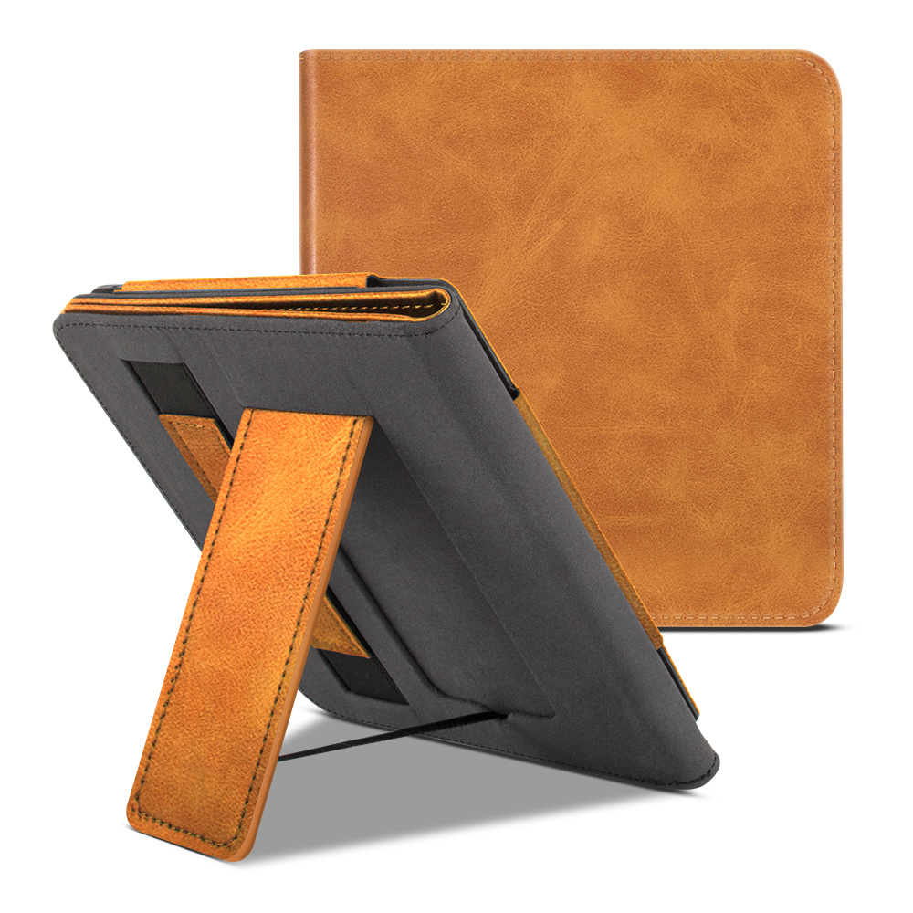 Kobo Libra 2 (7 inch) Luxe Sleepcover stand hoes Bruin