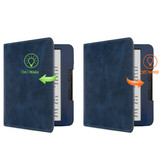 Kobo Libra 2 (7 inch) Luxe Sleepcover stand hoes Blauw
