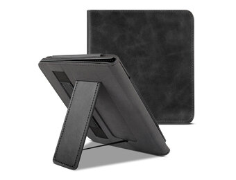 Lunso - Luxe sleepcover stand hoes - Kobo Sage (8 inch) - Zwart