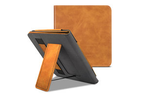 Lunso - Luxe sleepcover stand hoes - Kobo Sage (8 inch) - Bruin