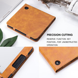 Kobo Sage (8 inch) Luxe Sleepcover stand hoes Bruin