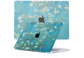 Lunso MacBook Pro 14 inch (2021-2026) cover hoes - case - Van Gogh Amandelbloesem