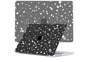 Lunso MacBook Pro 14 inch (2021-2026) cover hoes - case - Terrazzo Bergamo
