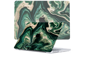 Lunso MacBook Pro 14 inch (2021-2026) cover hoes - case - Peridot Canyon