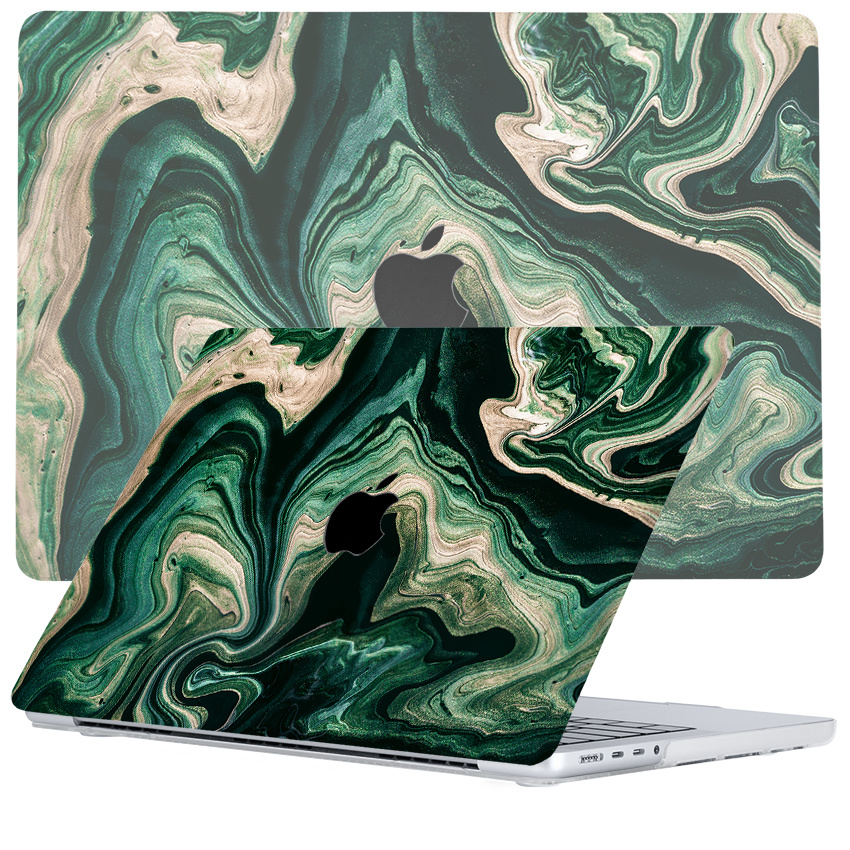 MacBook Pro 14 inch (2021-2024) cover beschermhoes Peridot Canyon - Model A2442 / A2779 / A2918 / A2992 / A3112 / A3185 / A3401