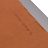 13 inch Marbella lederen laptop sleeve hoes Cognac