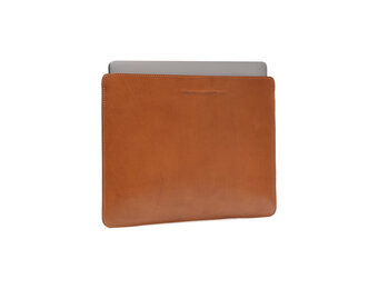 Chesterfield - Marbella Lederen Laptop sleeve hoes 13 inch - Cognac