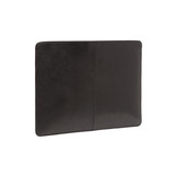 13 inch Marbella lederen laptop sleeve hoes Zwart