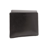 13 inch Marbella lederen laptop sleeve hoes Zwart