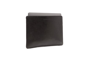 Chesterfield - Marbella Lederen Laptop sleeve hoes 13 inch - Zwart