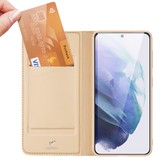 Samsung Galaxy S22 Plus Slim bookcase hoes Goud