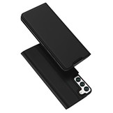 Samsung Galaxy S22 Slim bookcase hoes Zwart
