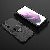 Samsung Galaxy S22 Plus Armor backcover hoes met ringhouder Zwart