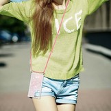 Samsung Galaxy S22 Ultra Backcover hoes met koord Glitter Rose Zilver