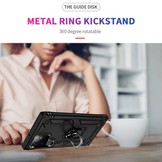 Samsung Galaxy S22 Ultra Armor backcover hoes met ringhouder Zwart