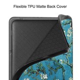 Kobo Libra 2 (7 inch) Origami Sleepcover hoes Van Gogh Amandelbloesem