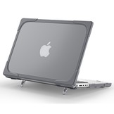 MacBook Pro 14 inch (2021-2023) Armor cover beschermhoes met pootjes Grijs