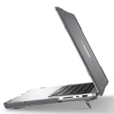 MacBook Pro 14 inch (2021-2026) Armor cover beschermhoes met pootjes Grijs