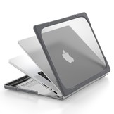 MacBook Pro 14 inch (2021-2023) Armor cover beschermhoes met pootjes Grijs