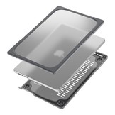 MacBook Pro 14 inch (2021-2023) Armor cover beschermhoes met pootjes Grijs