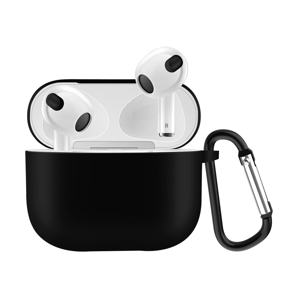 AirPods 3 Softcase cover hoes Zwart